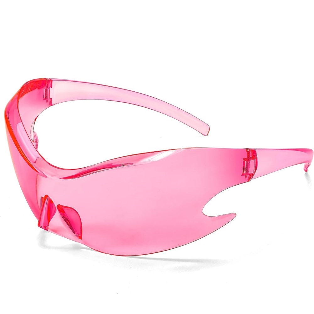 Futuristic Pink Y2K FUTURISTIC Sunglasses NEW